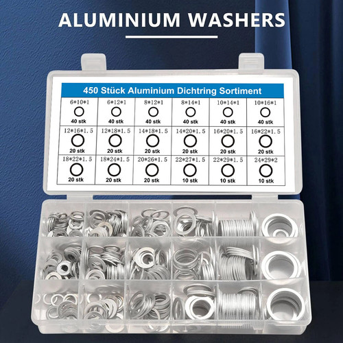 450 tlg alu dichtring - 450, alu-dichtring
